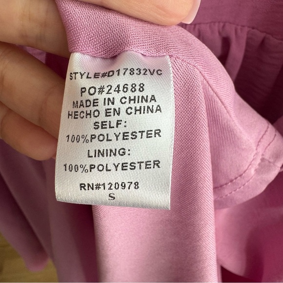 Vici Pink Button-Down Oversized Mini Dress Size Small - Picture 10 of 10